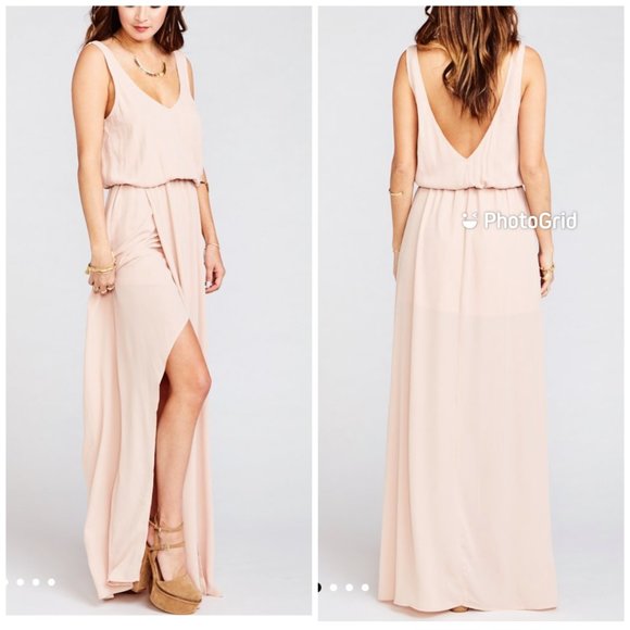 Show Me Your MuMu Chiffon Kendall Maxi Dress - Picture 1 of 9
